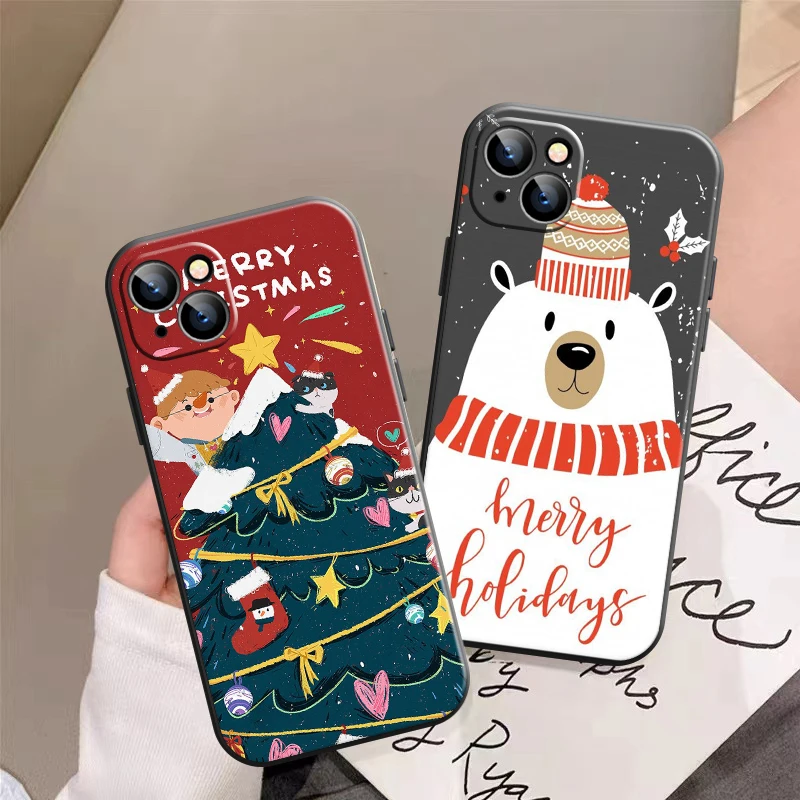 Christmas Elk Phone Case For Apple iPhone 13 12 11 Pro 12 13 Mini X XR XS Max SE 6 6s 7 8 Plus Funda Liquid Silicon
Christmas Elk Phone Case For Apple iPhone 13 12 11 Pro 12 13 Mini X XR XS Max SE 6 6s 7 8 Plus Funda Liquid Silicon