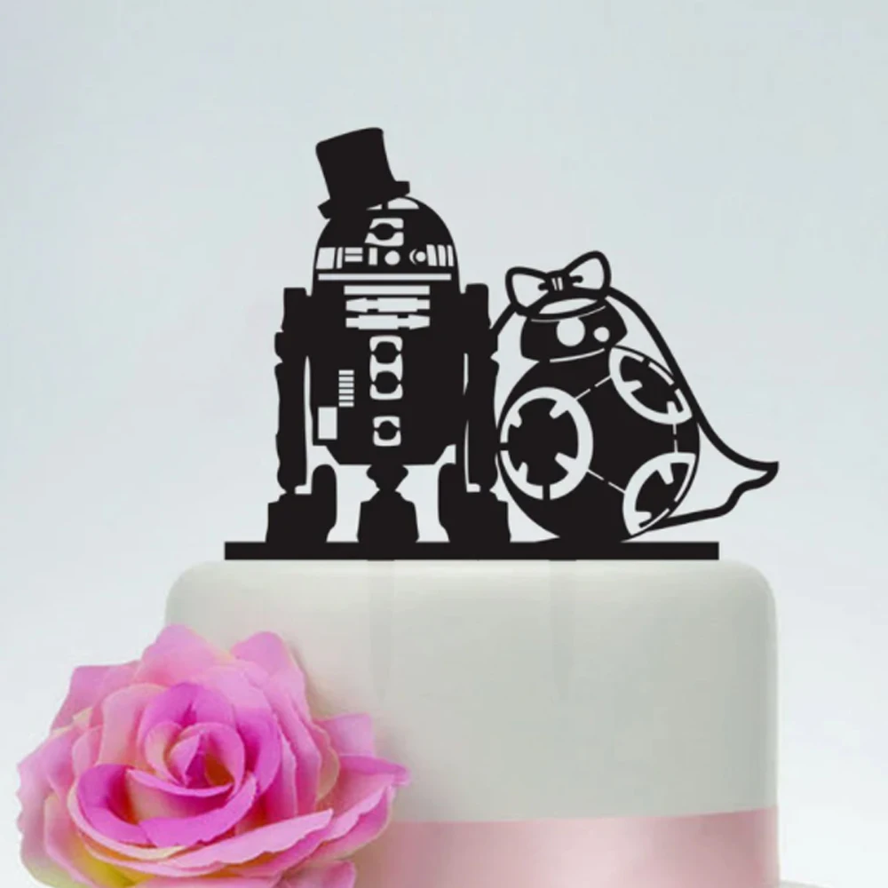 Топпер для свадебного торта R2D2 & Bb8, акриловый Топпер для торта на помолвку или свадьбу, робот-Топпер для торта с сувениром
Топпер для свадебного торта R2D2 & Bb8, акриловый Топпер для торта на помолвку или свадьбу, робот-Топпер для торта с сувениром