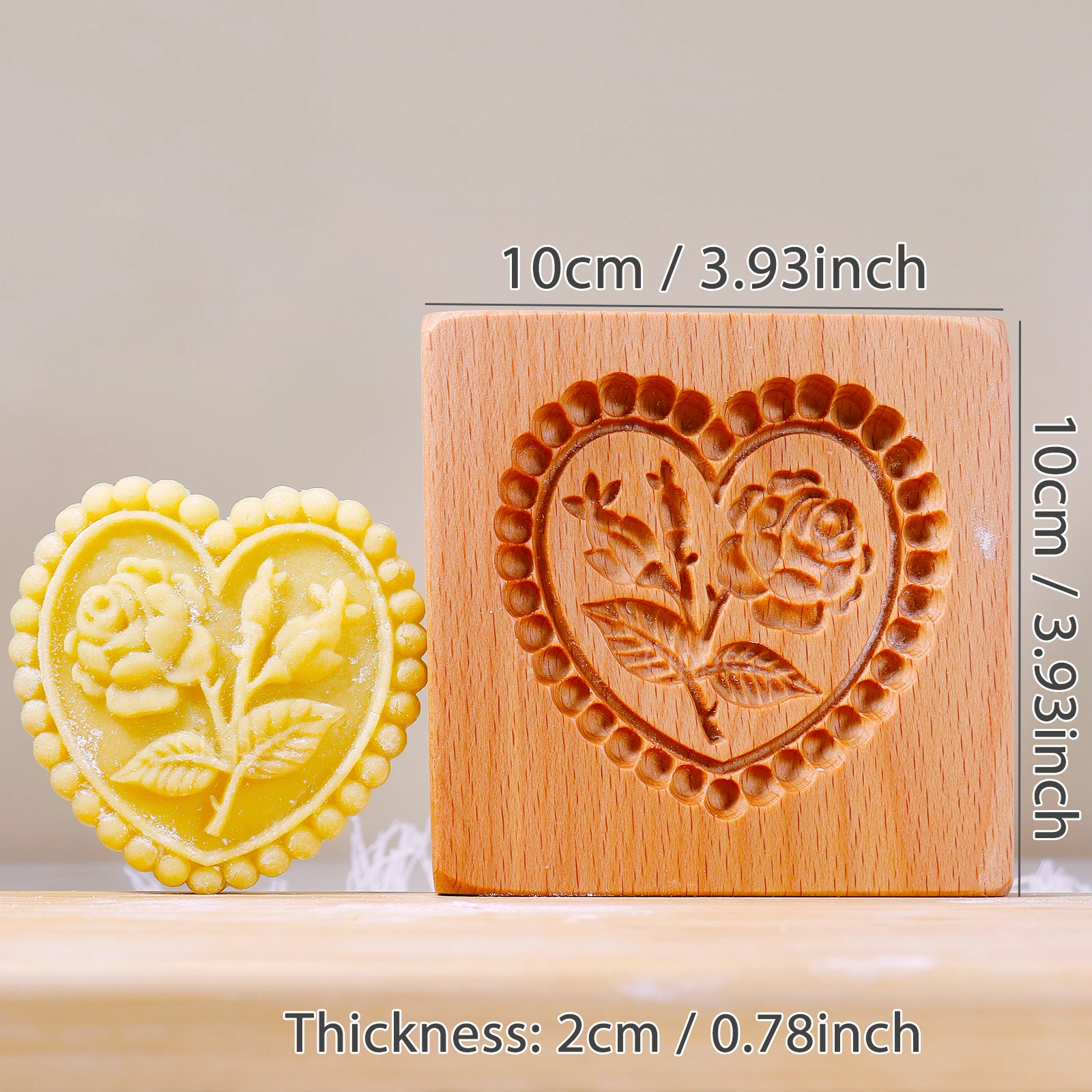 1 Шт. Деревянная 3D-форма Для Печенья С Узорами В Виде Сердца И Цветов, Экологичная, Для Самостоятельного Изготовления
1 Шт. Деревянная 3D-форма Для Печенья С Узорами В Виде Сердца И Цветов, Экологичная, Для Самостоятельного Изготовления