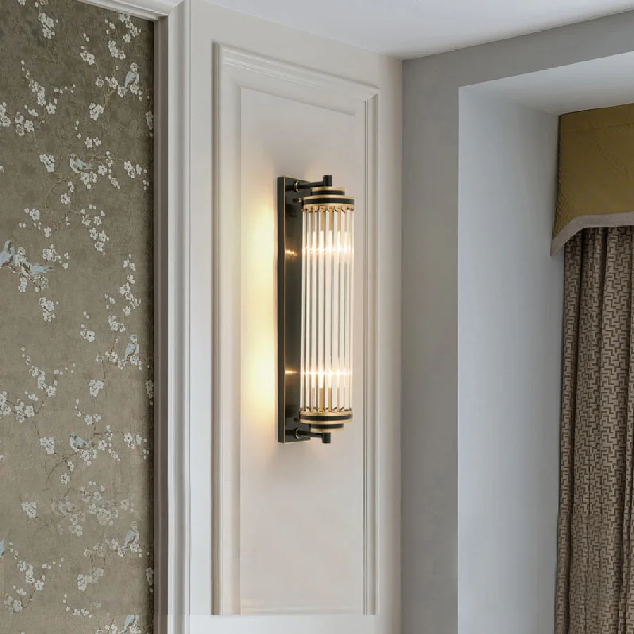 Modern Crystal Wall Lamp Indoor Creative Decor Copper Sconce Black Golden Living Room Aisle Bedroom Wall Light Art Stair Light
Modern Crystal Wall Lamp Indoor Creative Decor Copper Sconce Black Golden Living Room Aisle Bedroom Wall Light Art Stair Light