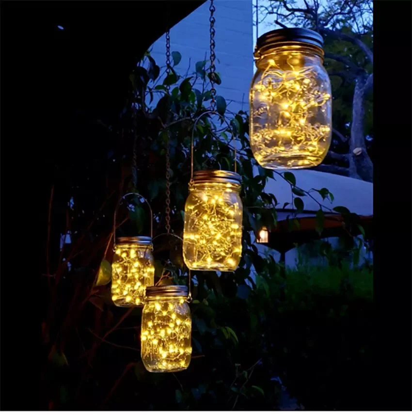 20 светодиодных подвесных гирлянд Mason Jar, сказочные фонарики на солнечной батарее для наружного освещения патио, сада, двора и украшения газо...
20 светодиодных подвесных гирлянд Mason Jar, сказочные фонарики на солнечной батарее для наружного освещения патио, сада, двора и украшения газо...