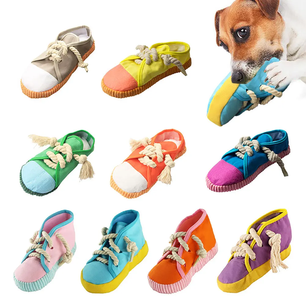 Dog Chewing Squeaky Sound Shoes Toy Bite Resistant Molar Toy Universal Puppy Soft Teeth Training Toy Home Playing Training
Dog Chewing Squeaky Sound Shoes Toy Bite Resistant Molar Toy Universal Puppy Soft Teeth Training Toy Home Playing Training