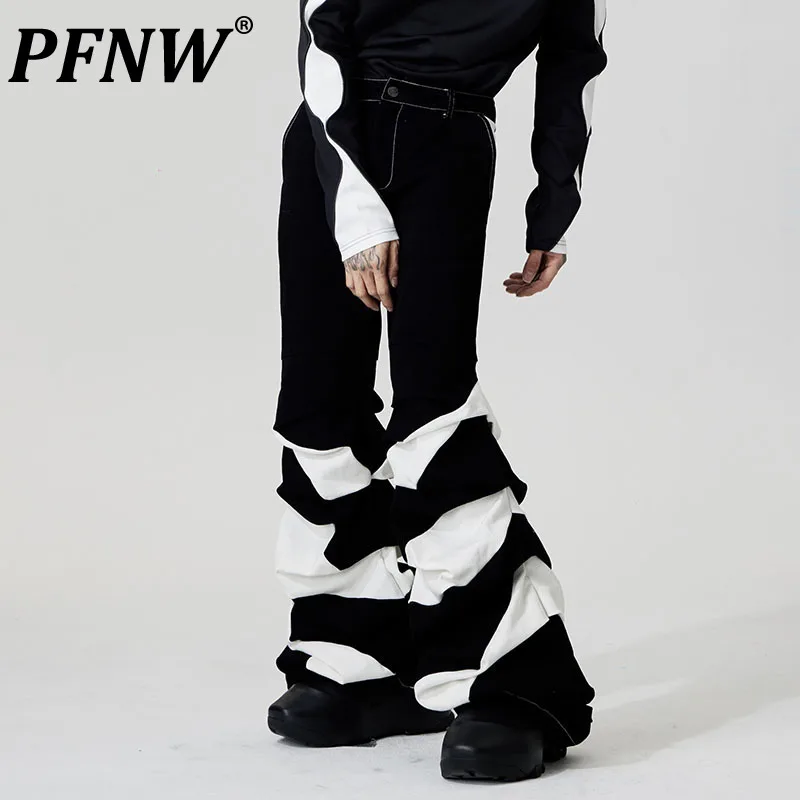 Мужские расклешенные джинсы PFNW, разноцветные джинсовые брюки с широкими штанинами, 2023
Мужские расклешенные джинсы PFNW, разноцветные джинсовые брюки с широкими штанинами, 2023