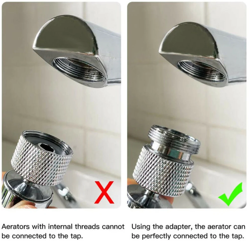 High Quality New Practical Durable Tap Aerator Connector +2 Gasket Accessory Kitchen Outside Thread Replacement
High Quality New Practical Durable Tap Aerator Connector +2 Gasket Accessory Kitchen Outside Thread Replacement