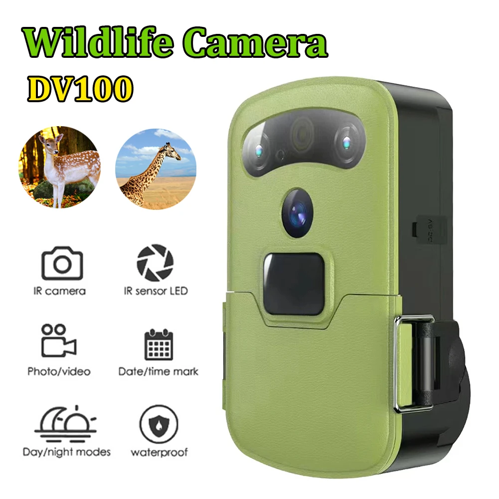 Outdoor Trail Camera Infrared Night Vision Motion Activated Hunting Camera 0.5S Trigger IP66 Waterproof Wildlife Tracking Camera
Outdoor Trail Camera Infrared Night Vision Motion Activated Hunting Camera 0.5S Trigger IP66 Waterproof Wildlife Tracking Camera