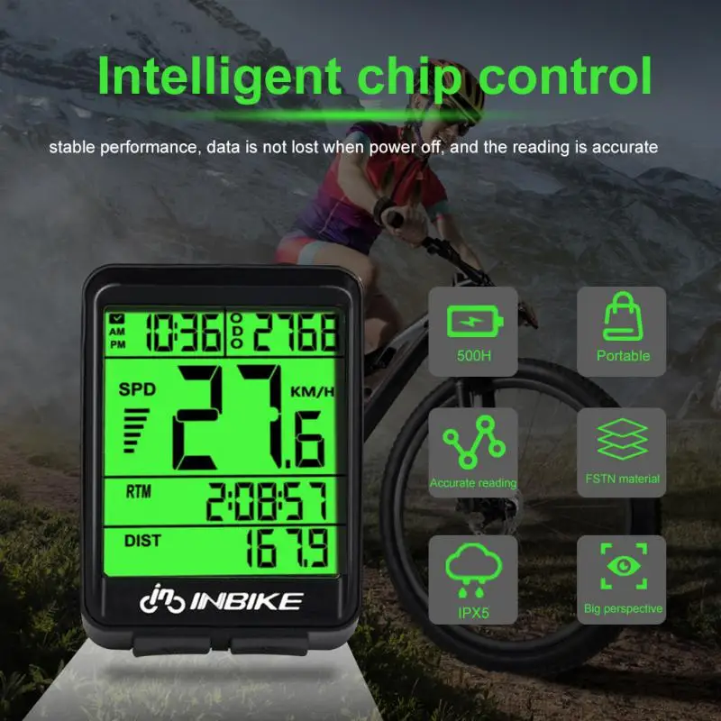 INBIKE IC321 Code Meter For Bike Riding Odometer Speed Detector Bicycle Computer Bike Code Meter Bicycle Accessories
INBIKE IC321 Code Meter For Bike Riding Odometer Speed Detector Bicycle Computer Bike Code Meter Bicycle Accessories