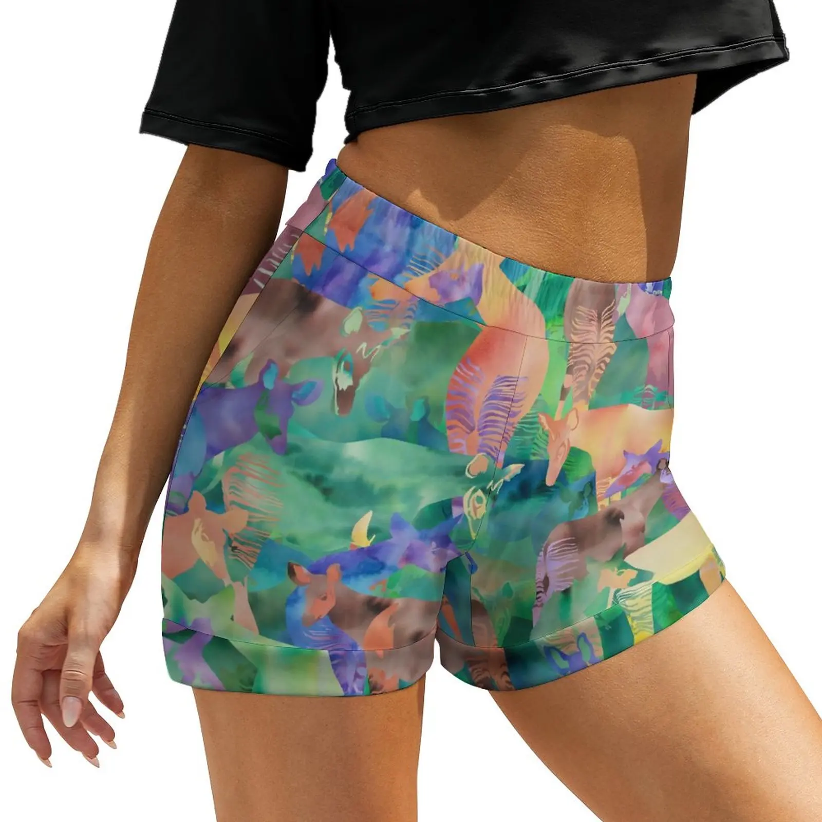 Abstract Giraffe Shorts Rainbow Animal Print Sexy Shorts Printed Short Pants Summer Streetwear Bottoms Big Size
Abstract Giraffe Shorts Rainbow Animal Print Sexy Shorts Printed Short Pants Summer Streetwear Bottoms Big Size