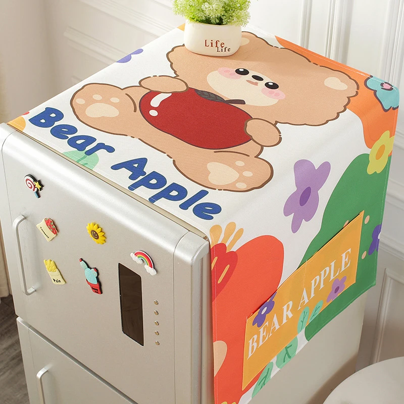 Cartoon Washing Machine Cover Oven Microwave Refrigerator Dust Covers Cute Bear Print Microwave Oven Dust-proof Cover Home Decor
Cartoon Washing Machine Cover Oven Microwave Refrigerator Dust Covers Cute Bear Print Microwave Oven Dust-proof Cover Home Decor