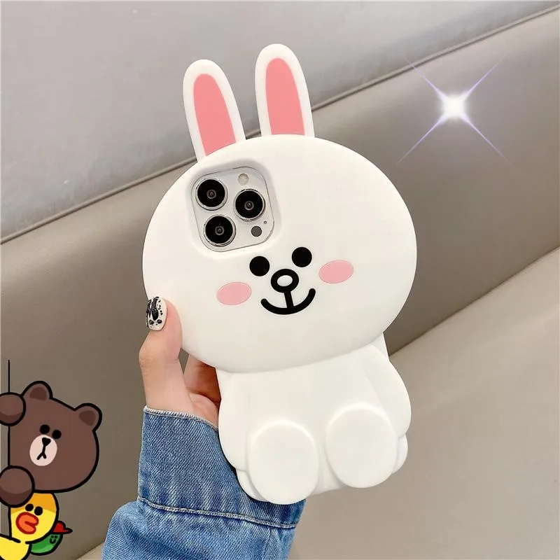 Line Kawaii Cony Phone Case Iphone14 13 12 11 Pro Max Plus Animation Cartoon Silicone Three Dimensional Soft Shell Couple Gift
Line Kawaii Cony Phone Case Iphone14 13 12 11 Pro Max Plus Animation Cartoon Silicone Three Dimensional Soft Shell Couple Gift