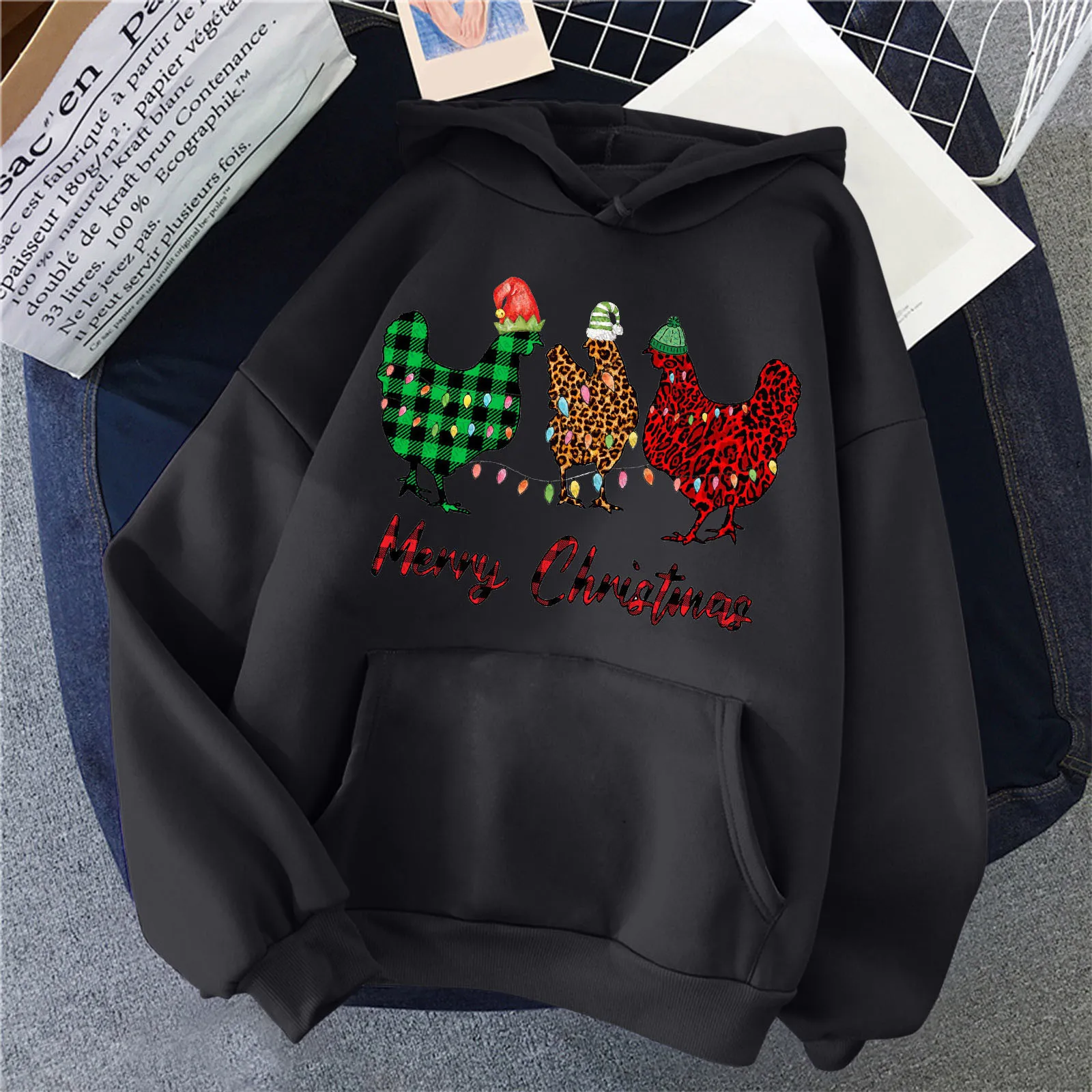 Women's Hoodies Zip up Ladies Pocket O-Neck Christmas Hoodie Print Long Sleeve Sweatshirt Pullover Top Tall Hoodie Women
Women's Hoodies Zip up Ladies Pocket O-Neck Christmas Hoodie Print Long Sleeve Sweatshirt Pullover Top Tall Hoodie Women