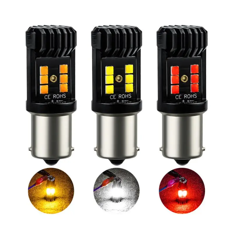 Car LED Brake Lights 1156/1157 / T20 / T25 3030 12LED 6500K Turn Signal Reversing Lights For Bmw E60 F30 F10 Car Accessories
Car LED Brake Lights 1156/1157 / T20 / T25 3030 12LED 6500K Turn Signal Reversing Lights For Bmw E60 F30 F10 Car Accessories