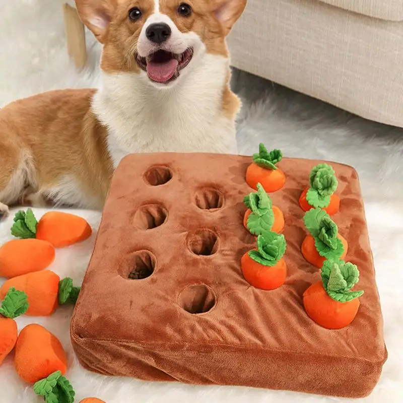Carrot Farm Dog Vegetable Chew Toy For Aggressive Chewers Interactive Enrichment Dog Puzzle Toys Hide & Seek Toys For Dogs Cats
Carrot Farm Dog Vegetable Chew Toy For Aggressive Chewers Interactive Enrichment Dog Puzzle Toys Hide & Seek Toys For Dogs Cats