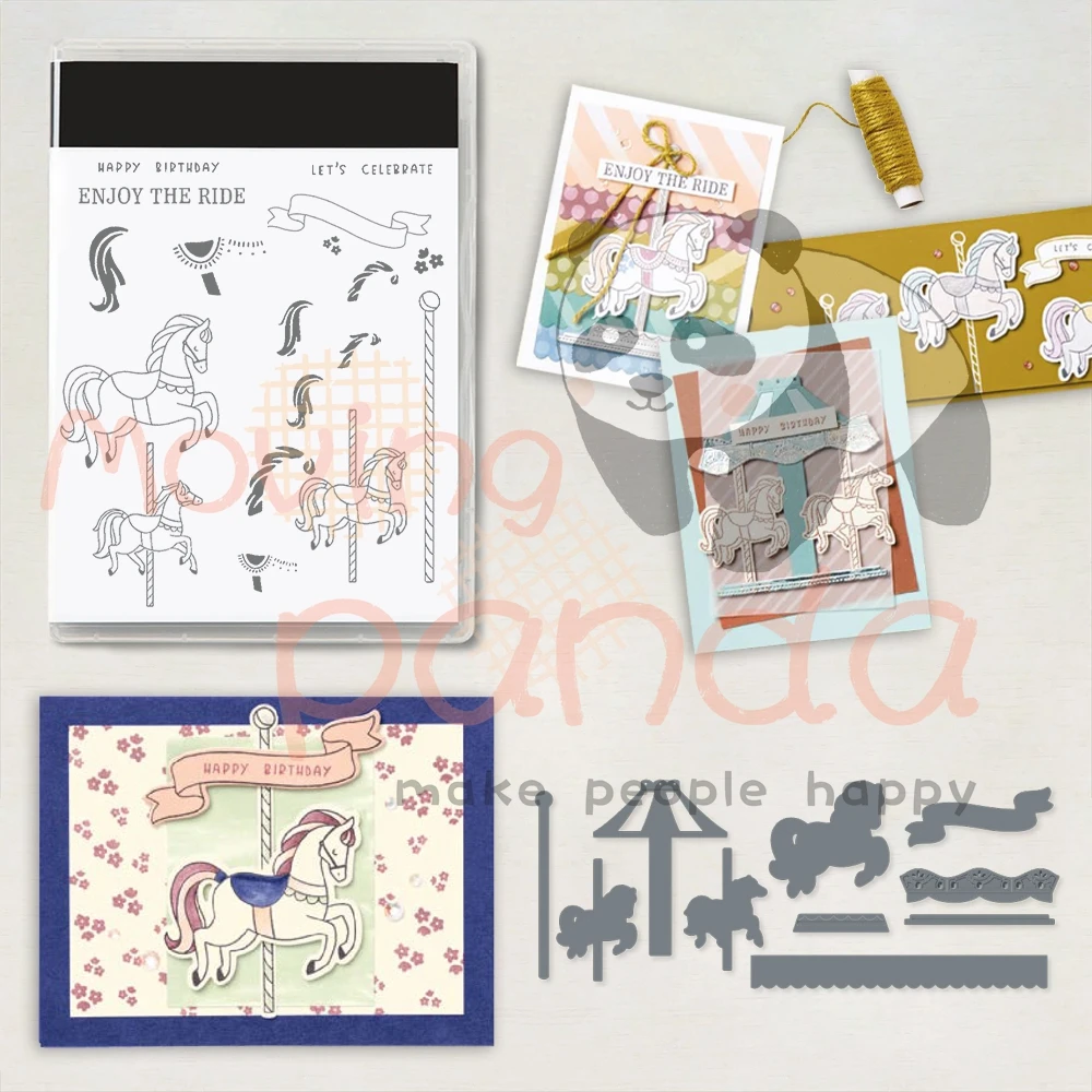 MP718 Amusement Park Carousel Clear Stamps And Cutting Dies DIY Scrapbooking Supplies Silicone Stamps Dies For Cards Decor Craft
MP718 Amusement Park Carousel Clear Stamps And Cutting Dies DIY Scrapbooking Supplies Silicone Stamps Dies For Cards Decor Craft