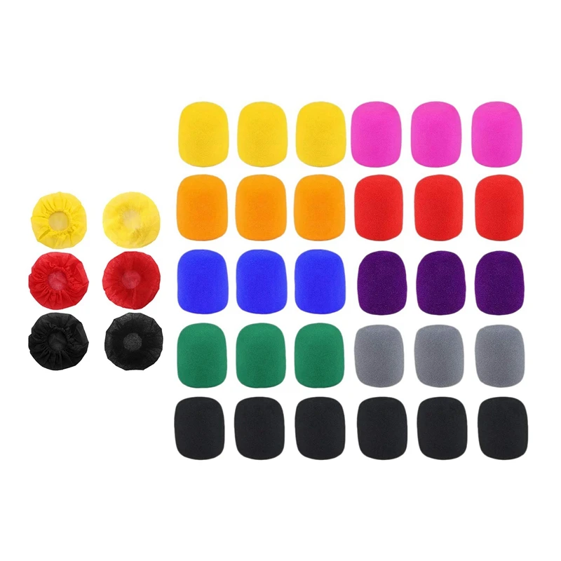 250 Pcs Disposable Microphone Cover For KTV Recording Room News, 200 Pcs Red-Yellow-Black & 50 Pcs Random Colors
250 Pcs Disposable Microphone Cover For KTV Recording Room News, 200 Pcs Red-Yellow-Black & 50 Pcs Random Colors