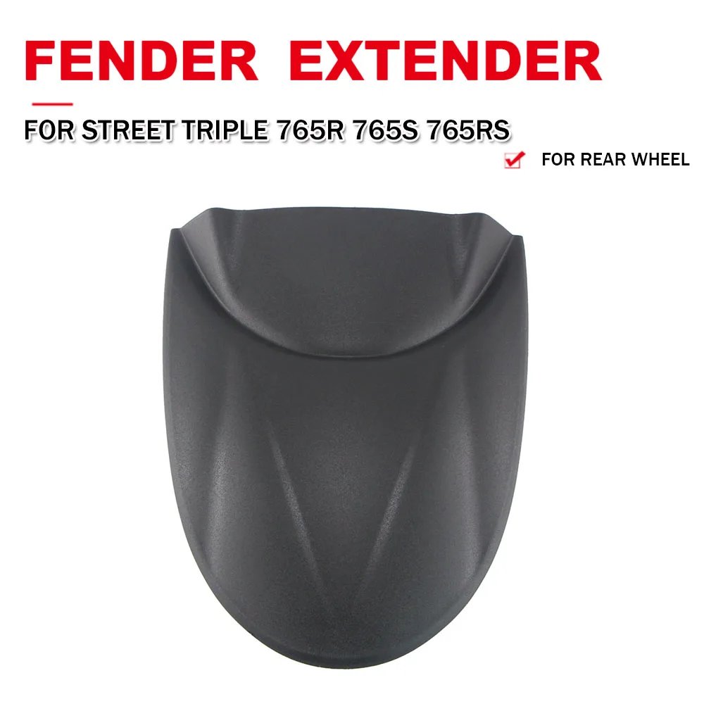 

Motorcycle Rear Wheel Fender Extender For Street Triple 765R 765S 765RS 765 R/S/RS 2017-2019 2020 2021 Mudguard Hugger Extension