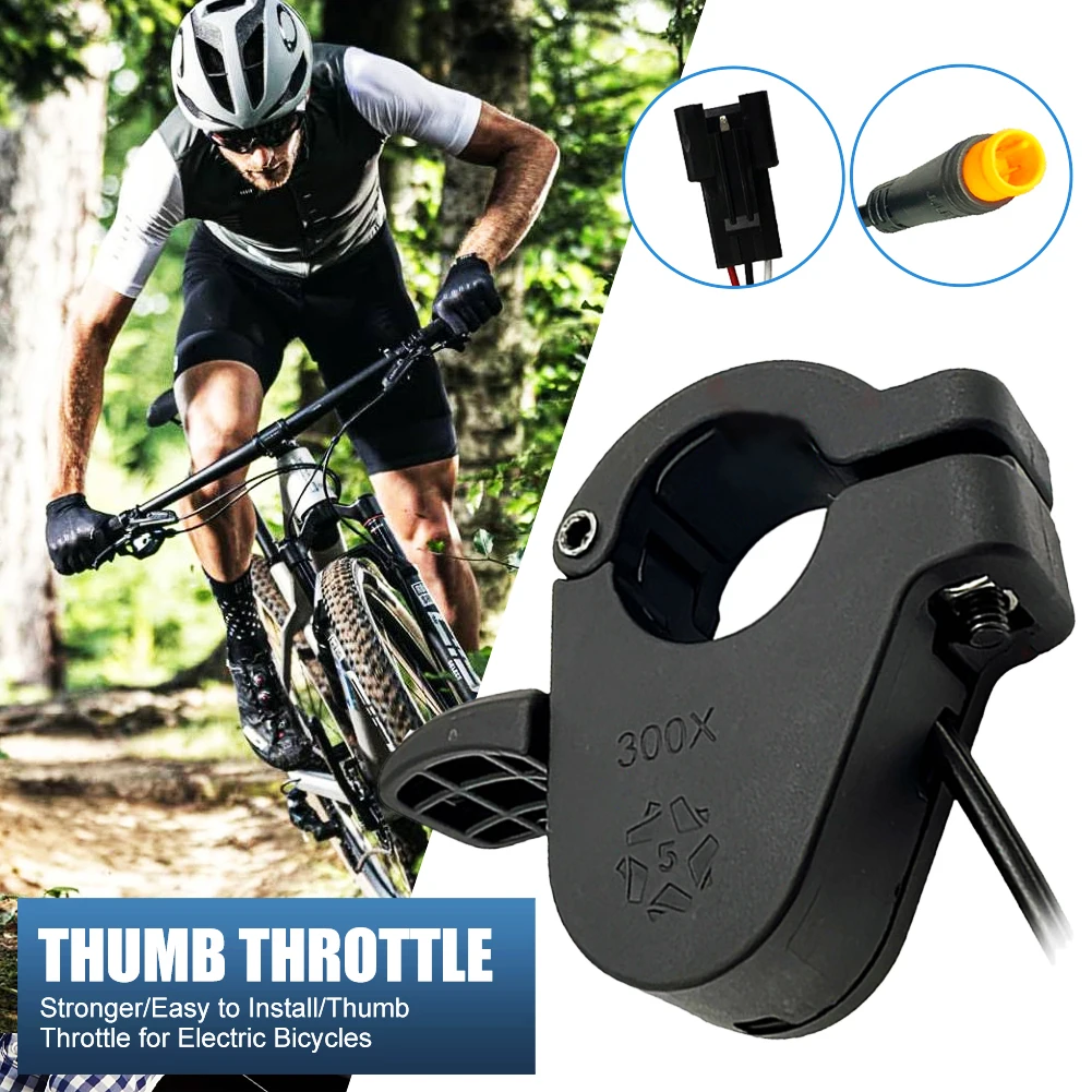 300X Right/Left Hand Throttle Ebike Thumb Throttle Control Accelerator For 24V 36V 48V 72V Electric Bicycle Scooters Accessories
300X Right/Left Hand Throttle Ebike Thumb Throttle Control Accelerator For 24V 36V 48V 72V Electric Bicycle Scooters Accessories