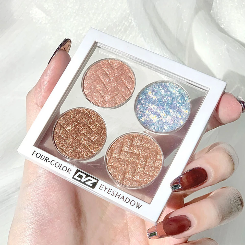 4Colors Earth Coolor Charming Eyeshadow Pallette Bright Gemstone Eyeshadow Pearly Matte Earth Eyeshadow Plate Cosmetics
4Colors Earth Coolor Charming Eyeshadow Pallette Bright Gemstone Eyeshadow Pearly Matte Earth Eyeshadow Plate Cosmetics