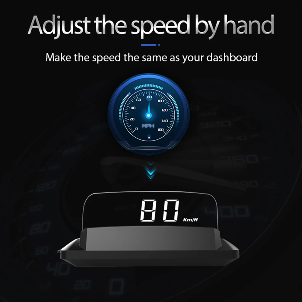 Car Mirror HUD Head Up High Quality High Temperature KMH MPH Over-speed Over-time Driving Projector Speed Voltage
Car Mirror HUD Head Up High Quality High Temperature KMH MPH Over-speed Over-time Driving Projector Speed Voltage