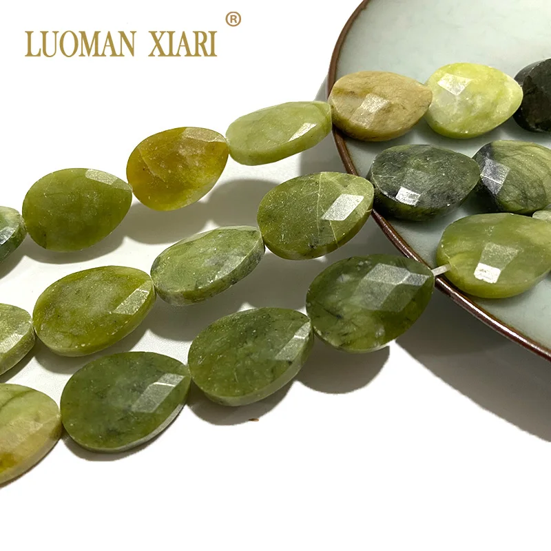 13x18MM Green Southern Jade Natural Stone Loose Flat Water Drop Shape Spacer Beads for Jewelry Make Diy Bracelet Earrings Charms
13x18MM Green Southern Jade Natural Stone Loose Flat Water Drop Shape Spacer Beads for Jewelry Make Diy Bracelet Earrings Charms