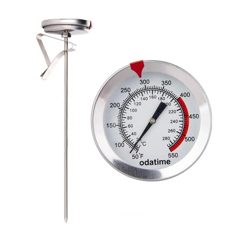 Turkey Fryer Thermometer 11.81-inch Deep Fry Thermometers For Oven Temperature Probe With Stainless Steel Clip For BBQ Grill
Turkey Fryer Thermometer 11.81-inch Deep Fry Thermometers For Oven Temperature Probe With Stainless Steel Clip For BBQ Grill