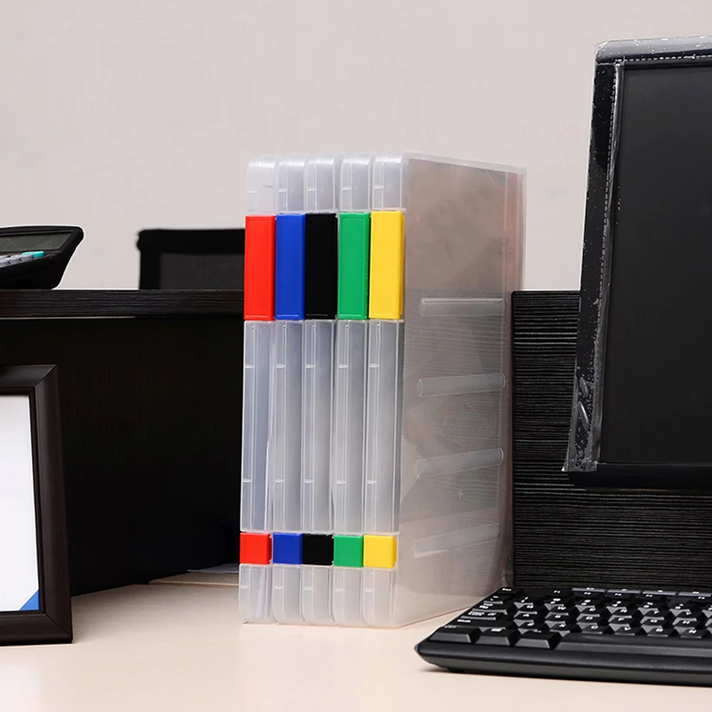 4 Pcs File Storage Box Plastic Envelopes Portable Case Paper Organizer Office Keeper
4 Pcs File Storage Box Plastic Envelopes Portable Case Paper Organizer Office Keeper