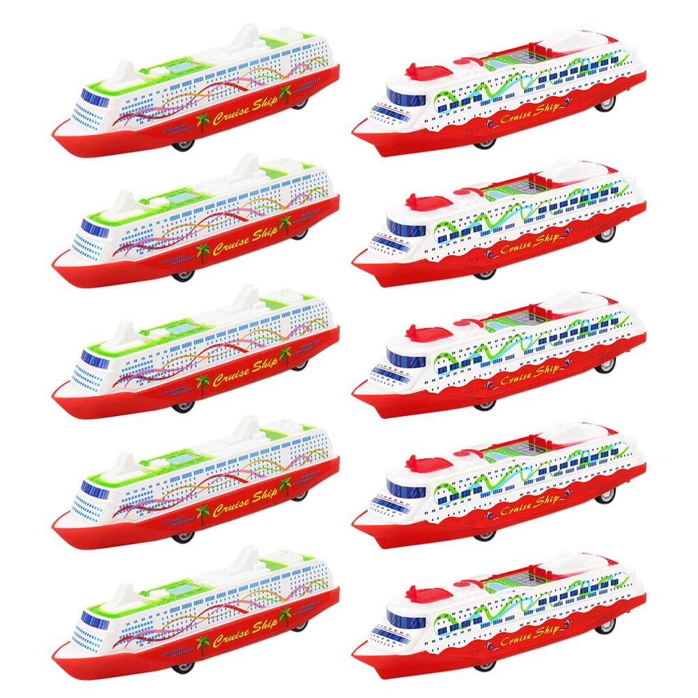 10 Pcs Toddler Toys Pull Back Ship Model Cars Cruise Steamship Plastic Mini Kids
10 Pcs Toddler Toys Pull Back Ship Model Cars Cruise Steamship Plastic Mini Kids