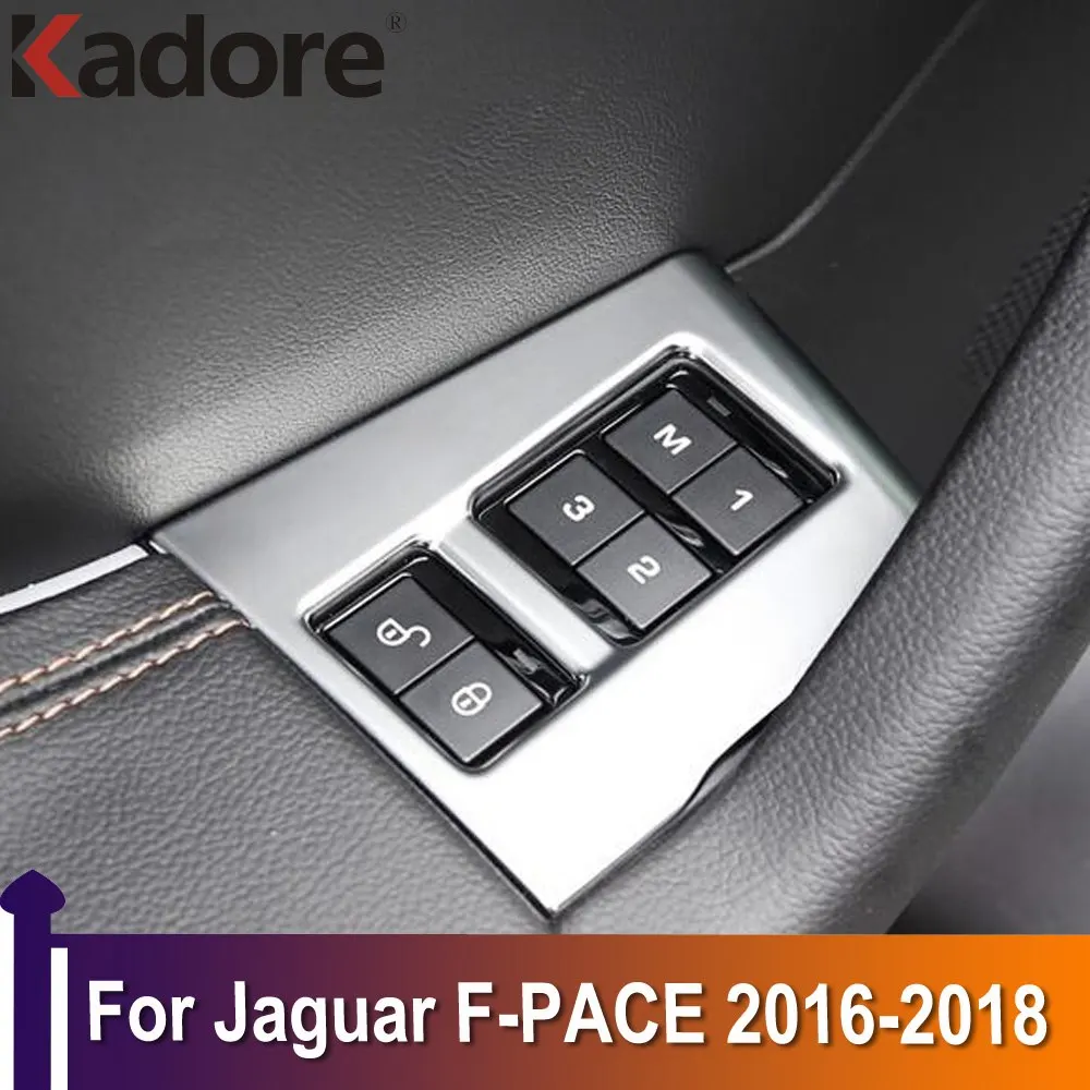For Jaguar F-PACE 2016 2017 2018 Interior Memory Door Lock Adjustment Button Cover Trim Styling Car Accessories ABS Matte
For Jaguar F-PACE 2016 2017 2018 Interior Memory Door Lock Adjustment Button Cover Trim Styling Car Accessories ABS Matte