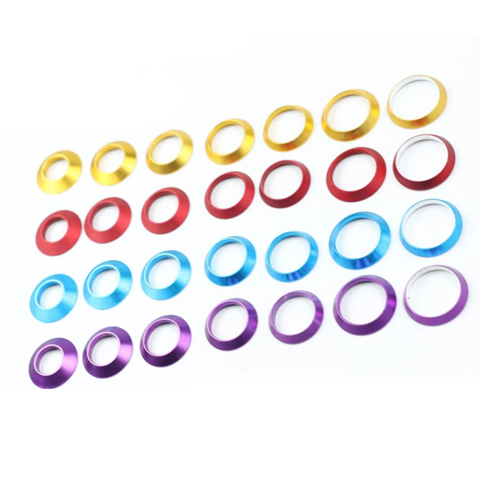 

9/10/11/12/13/14/15.5mm Coloured Aluminium Alloy Winding Checks Trim Ring For Rod Building Repair Part Winding Check Ring