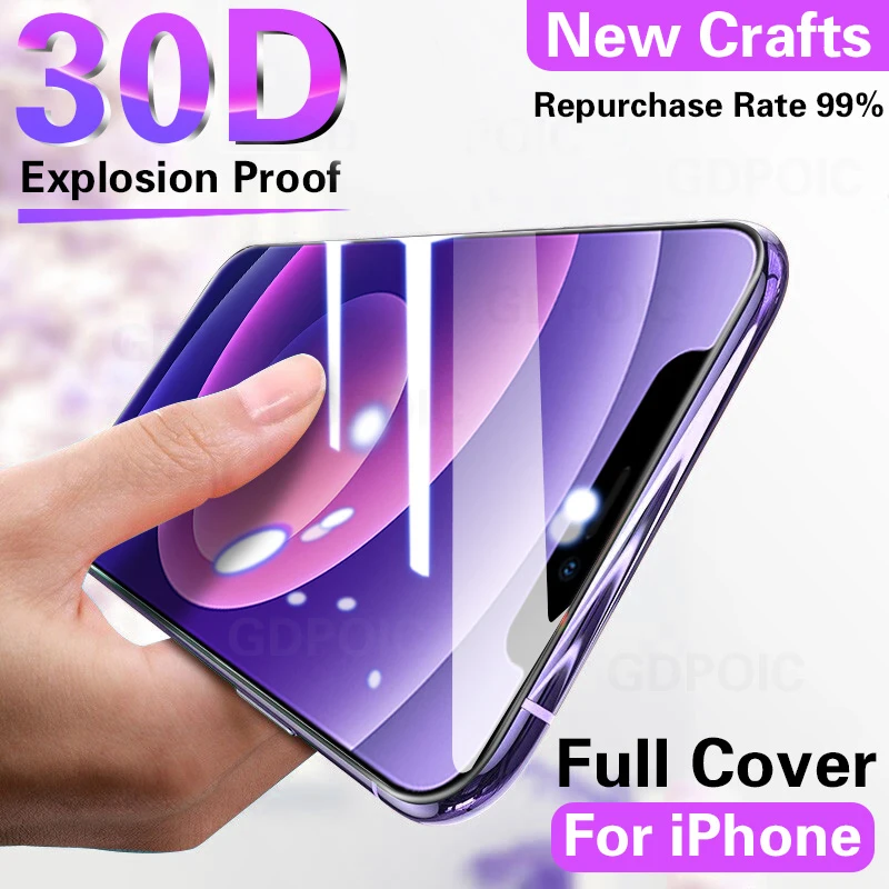 30D Full Cover Protective Glass on For iPhone 12 Pro Max 13 Screen Protector Tempered Glass For iPhone 11 Pro Max Xs XR X Glass
30D Full Cover Protective Glass on For iPhone 12 Pro Max 13 Screen Protector Tempered Glass For iPhone 11 Pro Max Xs XR X Glass