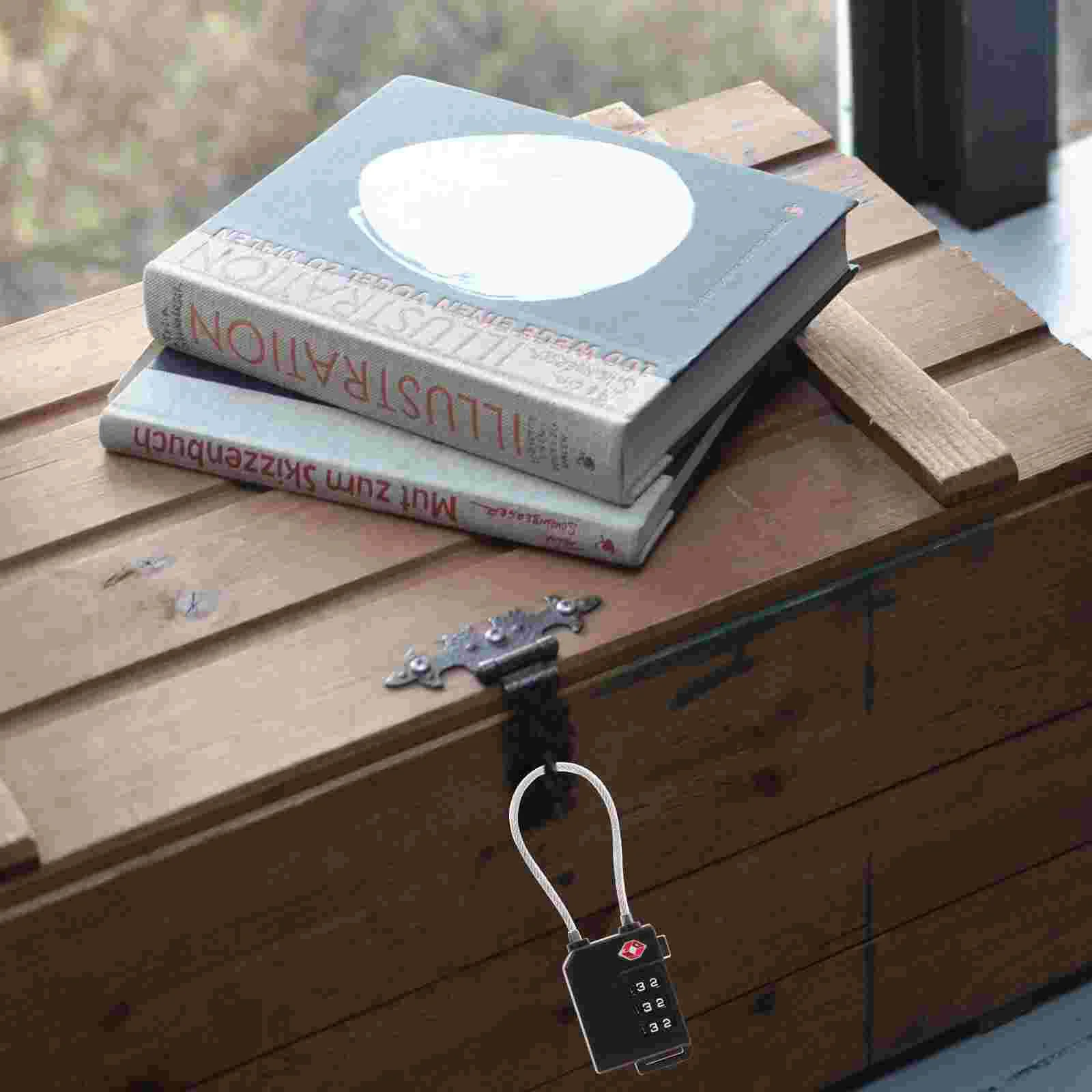 Locks Lock Luggage Approved Cable Withpadlock Travelkeys Suitcase Codecombination Digit
Locks Lock Luggage Approved Cable Withpadlock Travelkeys Suitcase Codecombination Digit