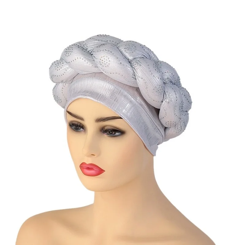 CSBL Turban New Beauty Strip Hot Drilling Coarse Braid African Cap Woven Hat Toque Muslim Hat Robe Africaine Gift Free Shipping
CSBL Turban New Beauty Strip Hot Drilling Coarse Braid African Cap Woven Hat Toque Muslim Hat Robe Africaine Gift Free Shipping