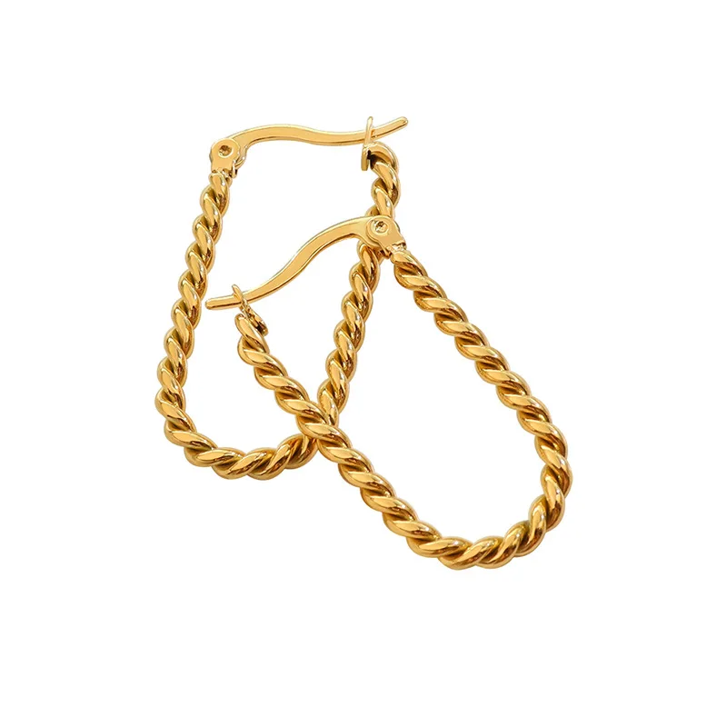 Wholesale Retro Twisted U Shaped Metal Hoop Earrings Geometric Hollow Square for Women Girls Party Jewelry
Wholesale Retro Twisted U Shaped Metal Hoop Earrings Geometric Hollow Square for Women Girls Party Jewelry
