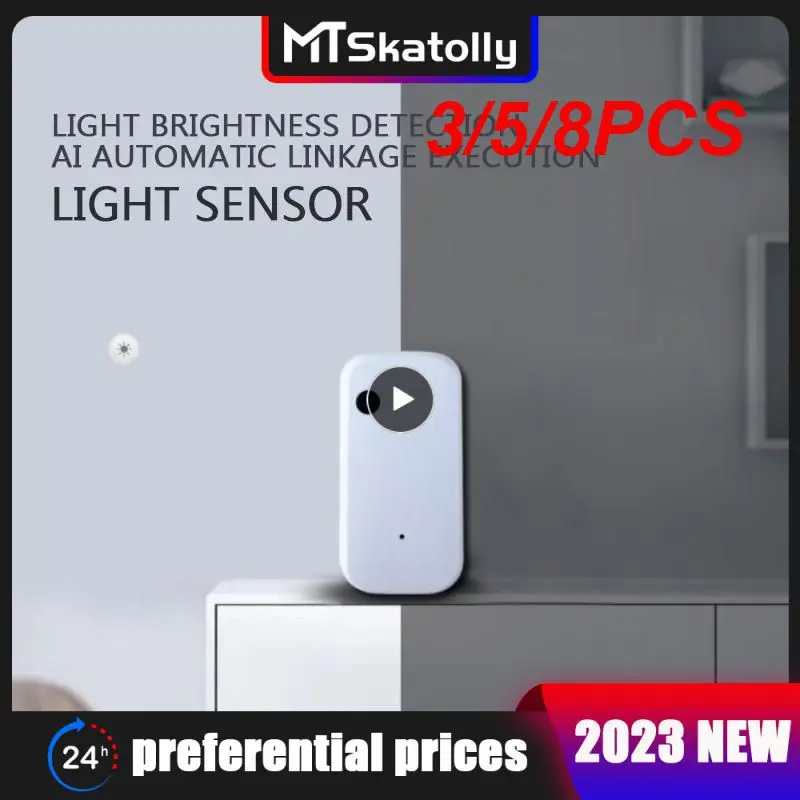 3/5/8 шт., датчик яркости Zigbee 
3/5/8 шт., датчик яркости Zigbee
