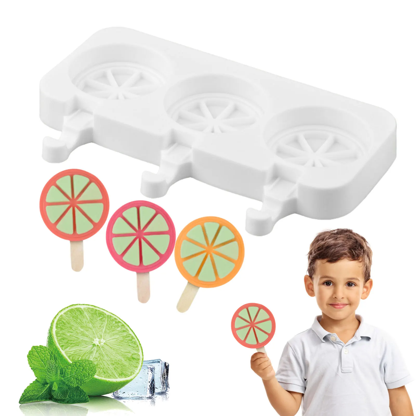 3 Cavity Sicle Mold Ice Molds For Kids Reusable Ice Molds Lemon Shapes Dishwasher Safe Easy Release Sicle Maker For Homemade
3 Cavity Sicle Mold Ice Molds For Kids Reusable Ice Molds Lemon Shapes Dishwasher Safe Easy Release Sicle Maker For Homemade