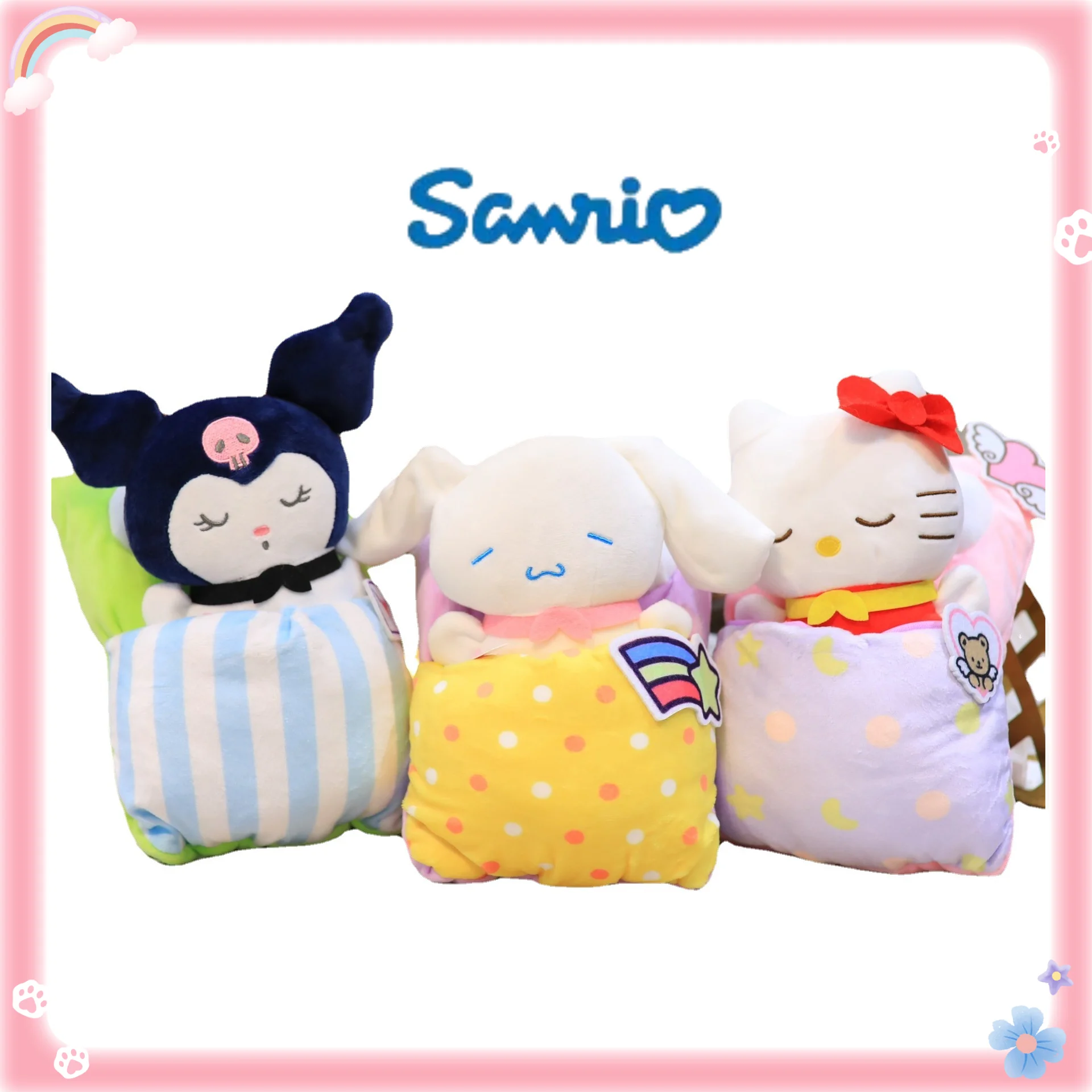 Кукла Sanrio в стиле аниме со спящей серией, милая Аниме Кукла куроми Hellokitty, подарок на день рождения, Рождество
Кукла Sanrio в стиле аниме со спящей серией, милая Аниме Кукла куроми Hellokitty, подарок на день рождения, Рождество