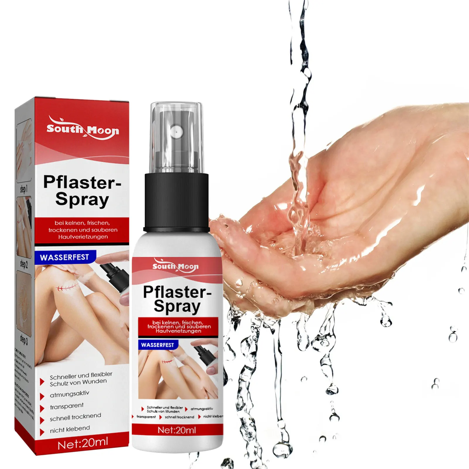 Liquid Bandage Sprayer Instant Waterproof Bandage For Scrapes And Minor Cuts Fast Drying Flexible Breathable Transparent Liquid
Liquid Bandage Sprayer Instant Waterproof Bandage For Scrapes And Minor Cuts Fast Drying Flexible Breathable Transparent Liquid