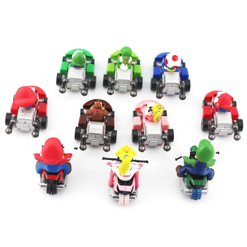 Super Mario Bros Cartoon Model Go-kart Pull-back Car Luigi Yoshi Anime Figures Toys Bedroom Ornaments Childrens Birthday Gifts
Super Mario Bros Cartoon Model Go-kart Pull-back Car Luigi Yoshi Anime Figures Toys Bedroom Ornaments Childrens Birthday Gifts