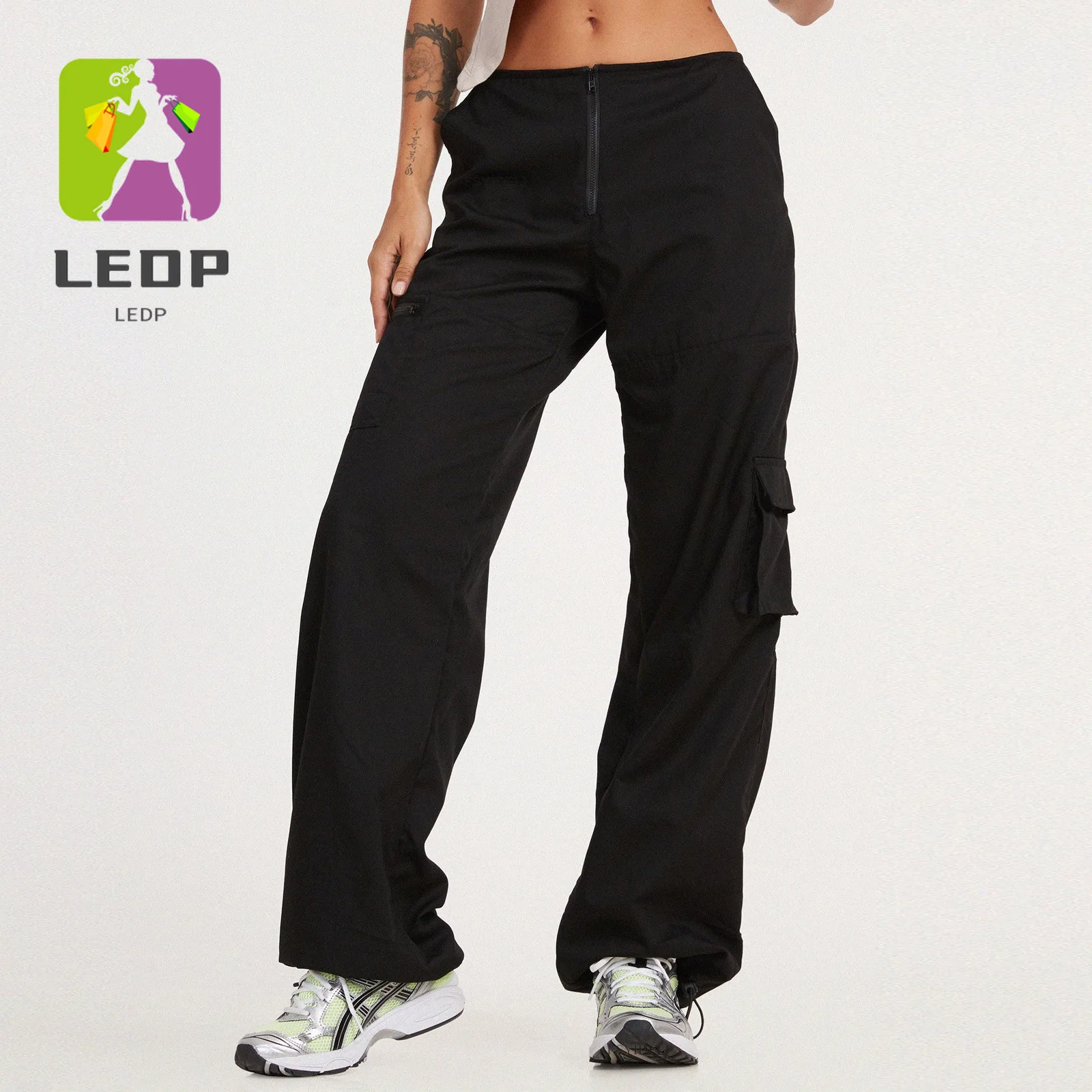 Women's Trousers Autumn Overalls Women's Multi-pocket Wide-leg Pants Straight-leg Pants High-waist Loose Trousers Wide-leg Pants
Women's Trousers Autumn Overalls Women's Multi-pocket Wide-leg Pants Straight-leg Pants High-waist Loose Trousers Wide-leg Pants