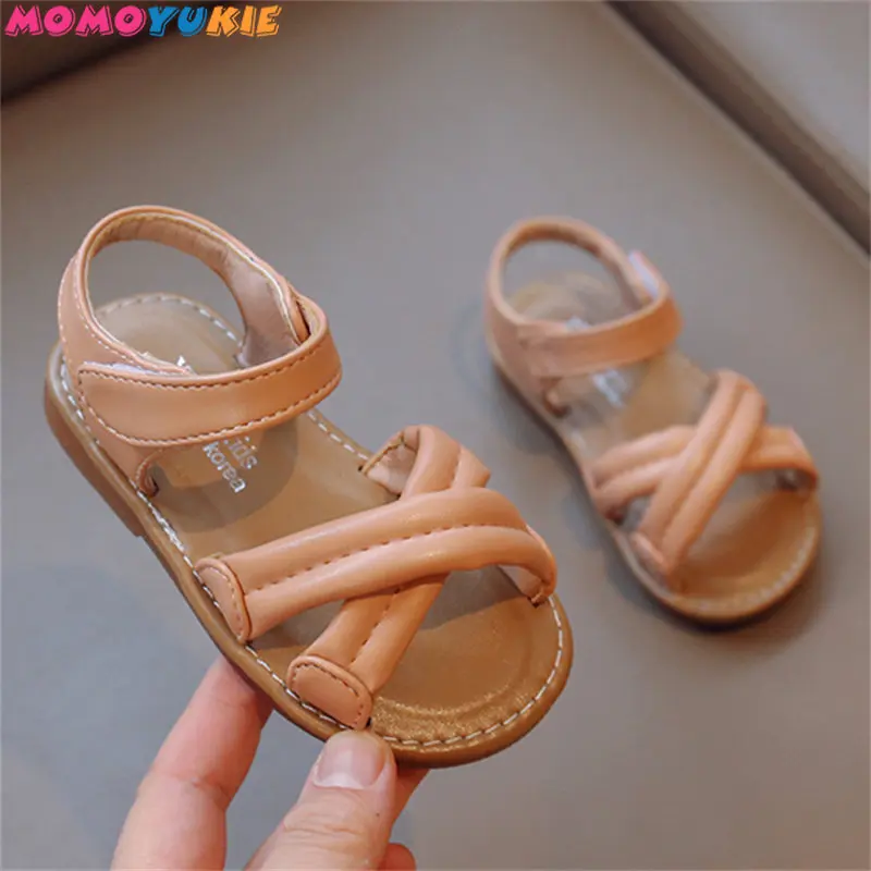 Baby Toddler Sandals Children's Summer Soft Soled Cute Princess Flat Heels Kids Beach Shoes Girls Sandals 2023 New Cross Design
Baby Toddler Sandals Children's Summer Soft Soled Cute Princess Flat Heels Kids Beach Shoes Girls Sandals 2023 New Cross Design