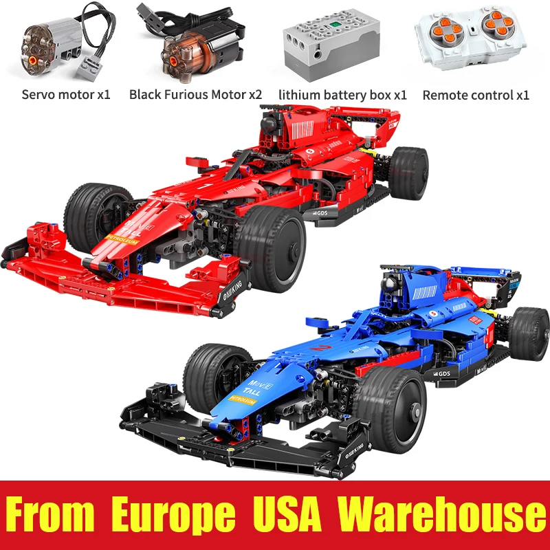 Форма King 18024 техника формула спортивный автомобиль строительные блоки MOC красный город супер скорость F1 гоночный автомобиль игрушки для дет...
Форма King 18024 техника формула спортивный автомобиль строительные блоки MOC красный город супер скорость F1 гоночный автомобиль игрушки для дет...