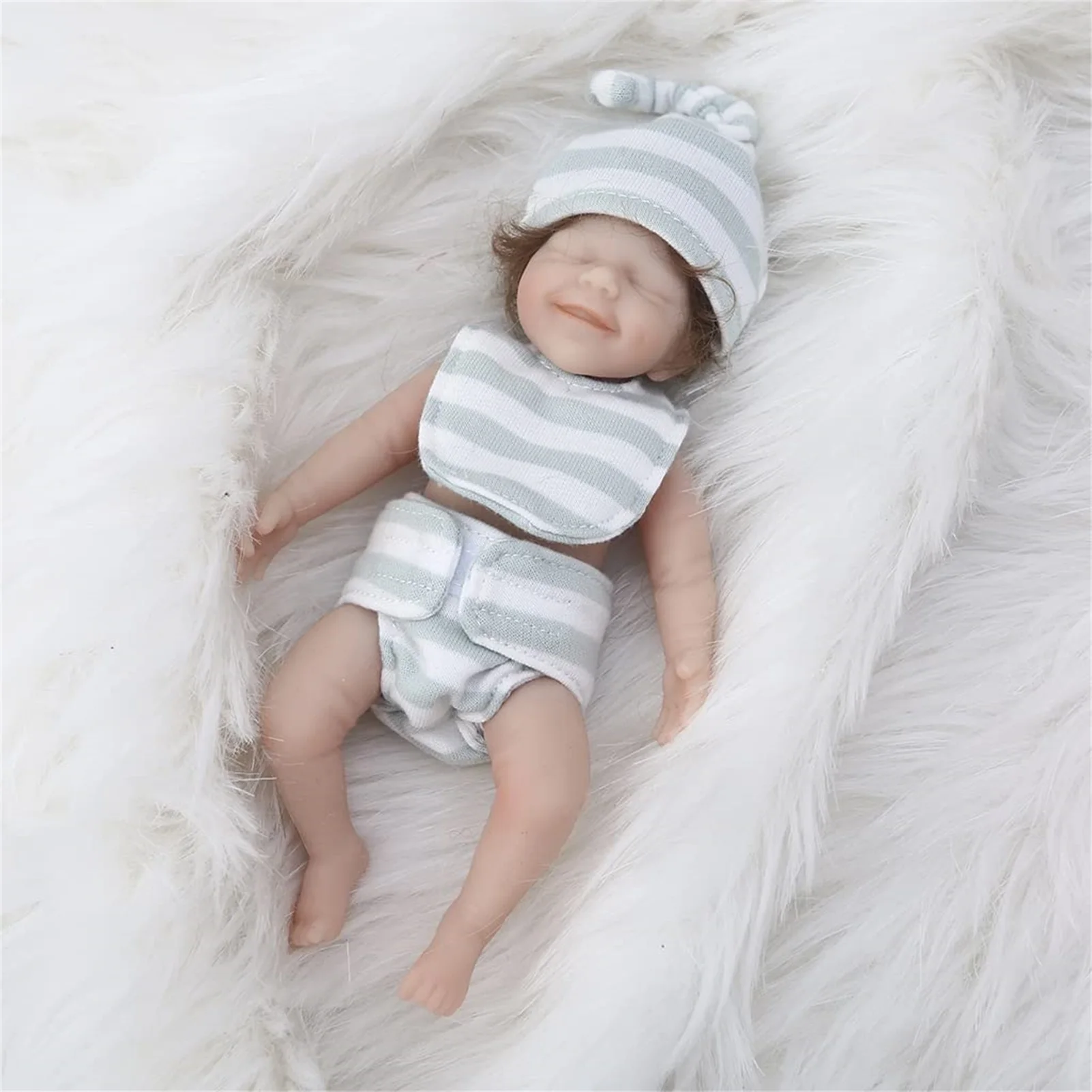 Reborn Baby Dolls Washable Reborn Baby Dolls With Clothes Set 15cm/6 Inch Full Vinyl Body Newborn Baby Dolls Birthday Gift
Reborn Baby Dolls Washable Reborn Baby Dolls With Clothes Set 15cm/6 Inch Full Vinyl Body Newborn Baby Dolls Birthday Gift
