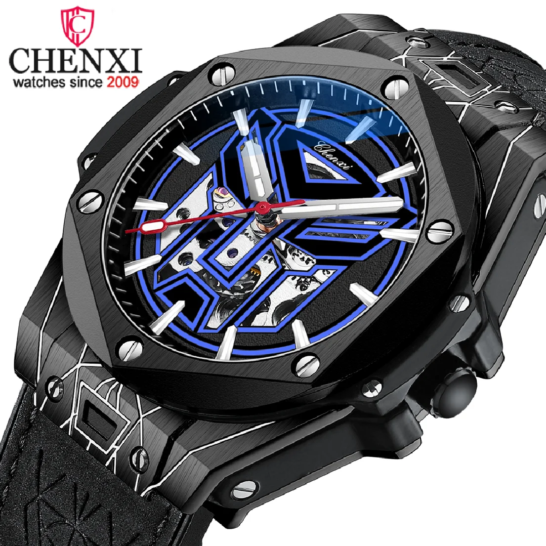 CHENXI Fashion Automatic Watch for Men Tourbillon Top Brand Luxury Waterproof Business Quartz Mens Wristwatches Machinery Clock
CHENXI Fashion Automatic Watch for Men Tourbillon Top Brand Luxury Waterproof Business Quartz Mens Wristwatches Machinery Clock