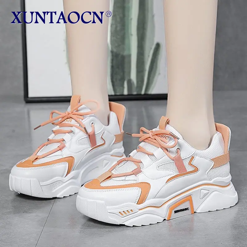 Spring and Summer Breathable Mesh Sports Women 'S Shoes Fashionable Non-Slip Casuals Platform Comfortable Running Shoes 2022 New
Spring and Summer Breathable Mesh Sports Women 'S Shoes Fashionable Non-Slip Casuals Platform Comfortable Running Shoes 2022 New