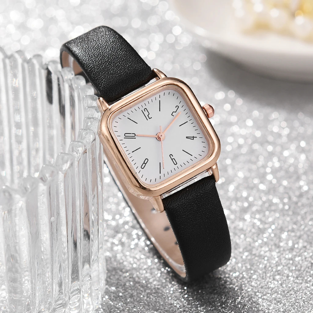 

Новинка 2022, модные роскошные женские кварцевые часы с браслетом, наручные часы из искусственной кожи, женские спортивные наручные часы, подарок