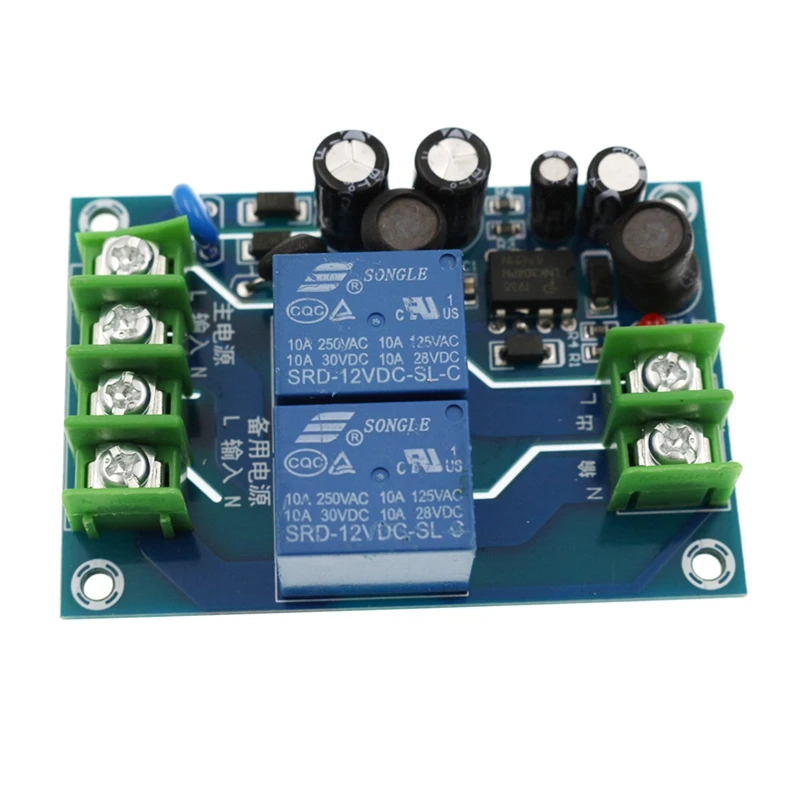 220V Power Switch 2-Way Automatic Power Supply 2-In-1-Out 10A Dual Power Supply Switch Module
220V Power Switch 2-Way Automatic Power Supply 2-In-1-Out 10A Dual Power Supply Switch Module