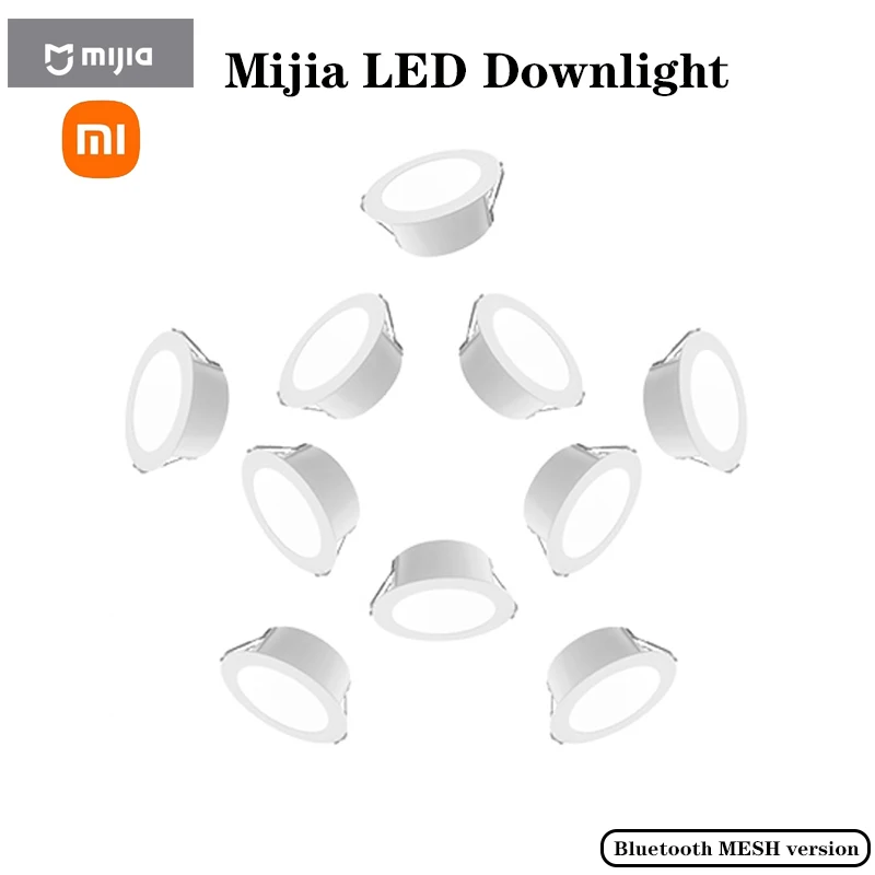 Xiaomi Mijia Living Room LED Mseh Downlight Ceiling Bucket Light Embedded Hole Smart White Lamp Easy Installation APP Control
Xiaomi Mijia Living Room LED Mseh Downlight Ceiling Bucket Light Embedded Hole Smart White Lamp Easy Installation APP Control