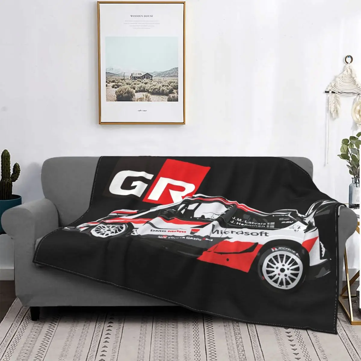 

Wrc Gr Yaris - Gazoo Racing 3D Printed High Quality Flannel Blanket Sti Wrx Wrx Sti Sports Car Evo Rally Impreza Super Car