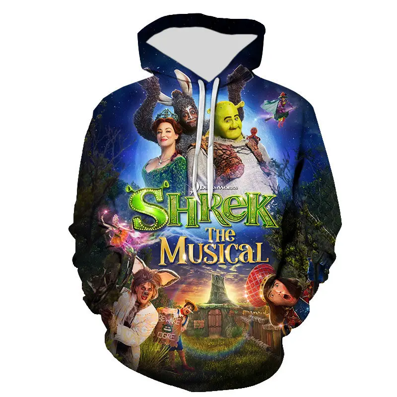New Hoodies Cool Movie Shrek Fashion Men Women Children 3D Printed Sweatshirts Streetwear Boy Girl Kids Pullover Hooded Tops 
New Hoodies Cool Movie Shrek Fashion Men Women Children 3D Printed Sweatshirts Streetwear Boy Girl Kids Pullover Hooded Tops