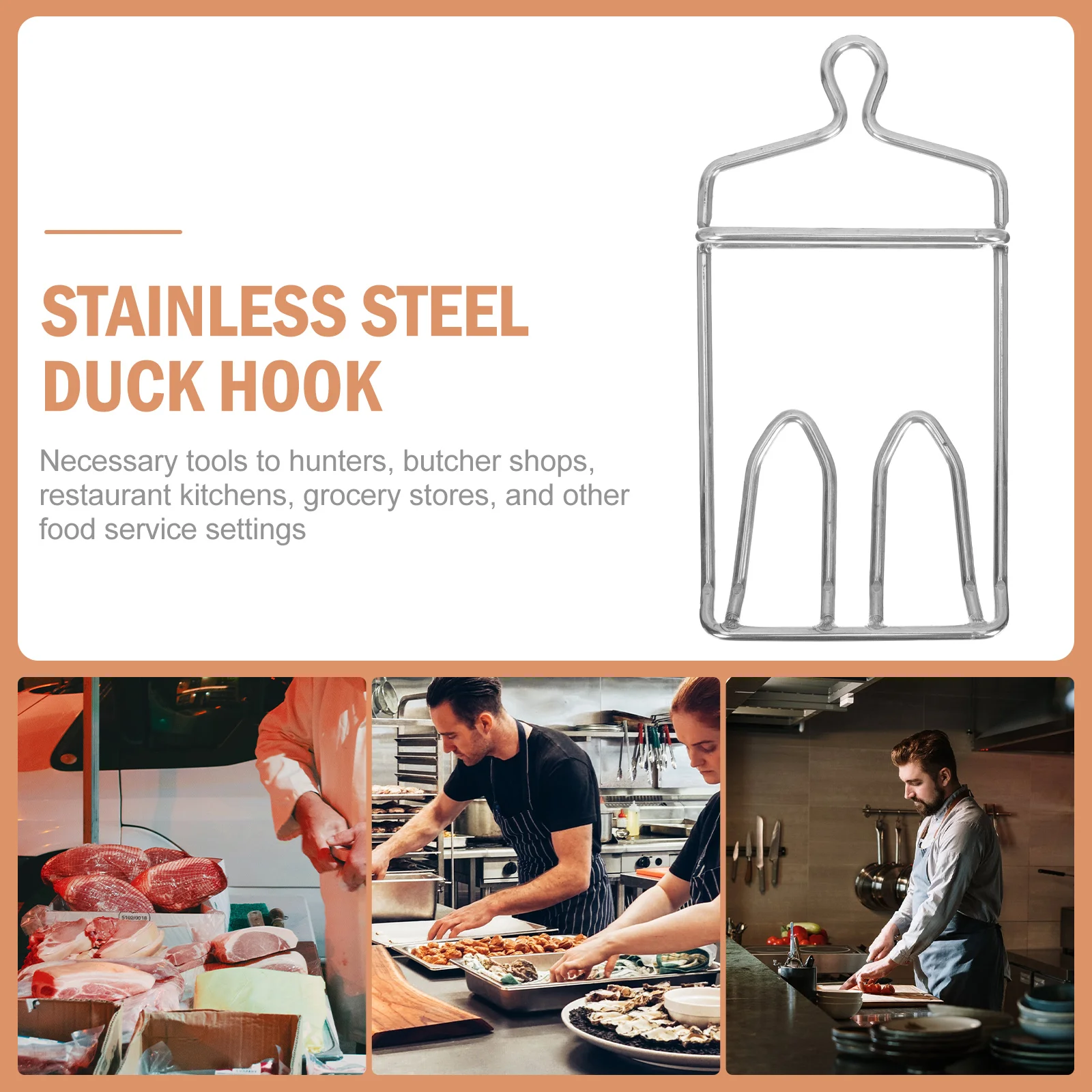 1pc Stainless Steel Pork Hooks Meat Hook Heavy Duty Hanging Smoker Hook Ool Stainless Steel Butcher Hook
1pc Stainless Steel Pork Hooks Meat Hook Heavy Duty Hanging Smoker Hook Ool Stainless Steel Butcher Hook