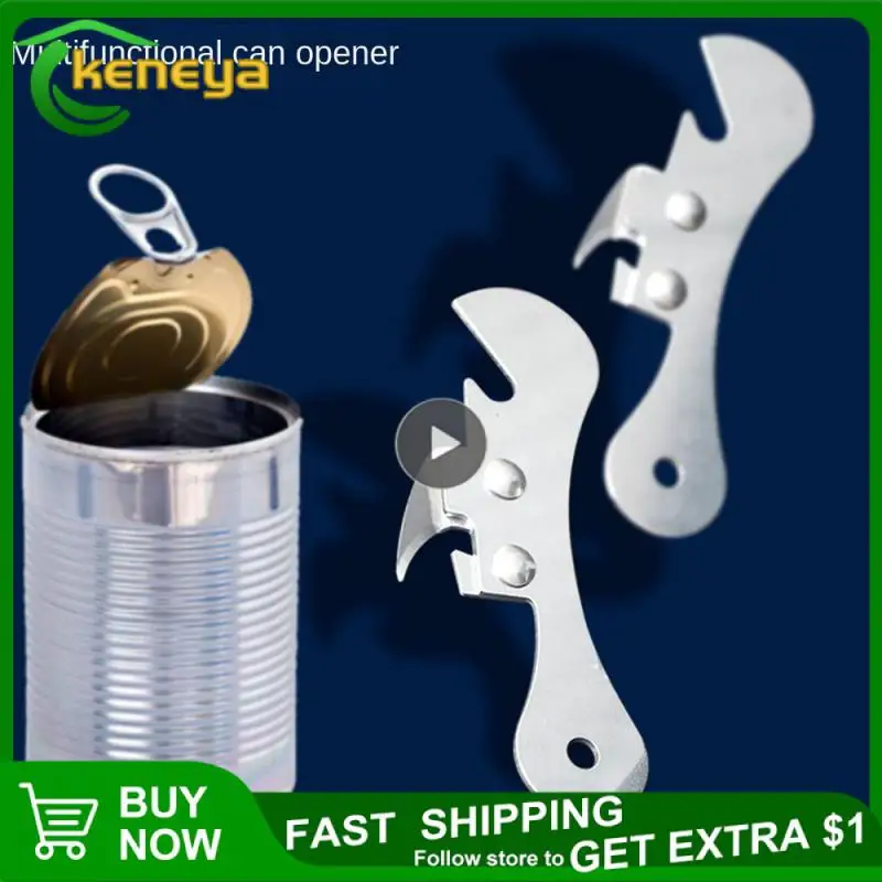 Stainless Steel Multi-function Can Opener Kitchen Simple Can Opener Persistent Performance Comfortable Grip Can Opener Durable
Stainless Steel Multi-function Can Opener Kitchen Simple Can Opener Persistent Performance Comfortable Grip Can Opener Durable